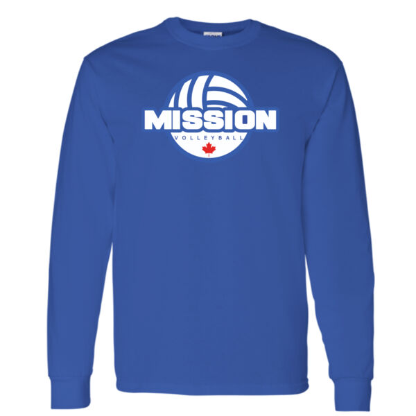 Gildan Unisex Crest Printed Long Sleeve Thumbnail